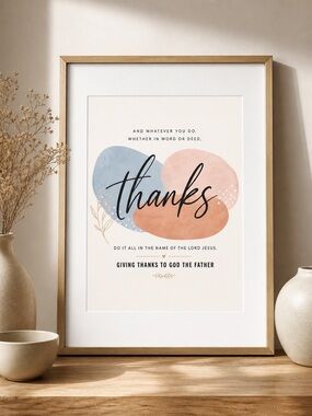 DDS Art Print, 8x10, Bible Verse, Paper Print, Unframed, Boho Series